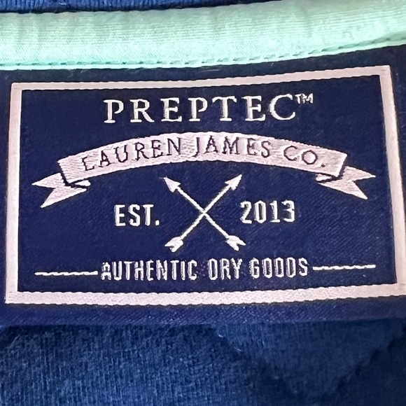 LAUREN JAMES THE LAWSON QUILTED PULLOVER IN ESTATE BLUE WOMEN'S SMALL - Picture 14 of 16